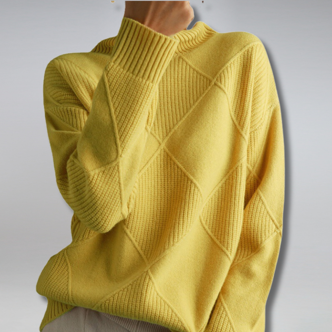 Adelle Cashmere Turtleneck Sweater