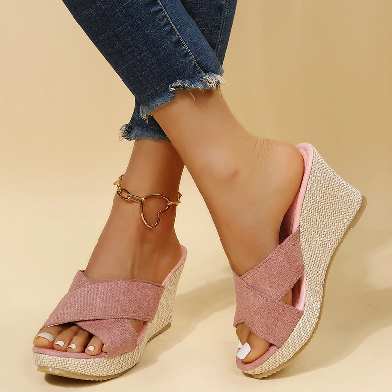 Alma Casual Comfort Wedges Sandals