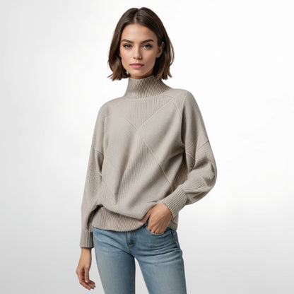 Adelle Cashmere Turtleneck Sweater