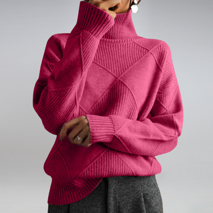 Adelle Cashmere Turtleneck Sweater