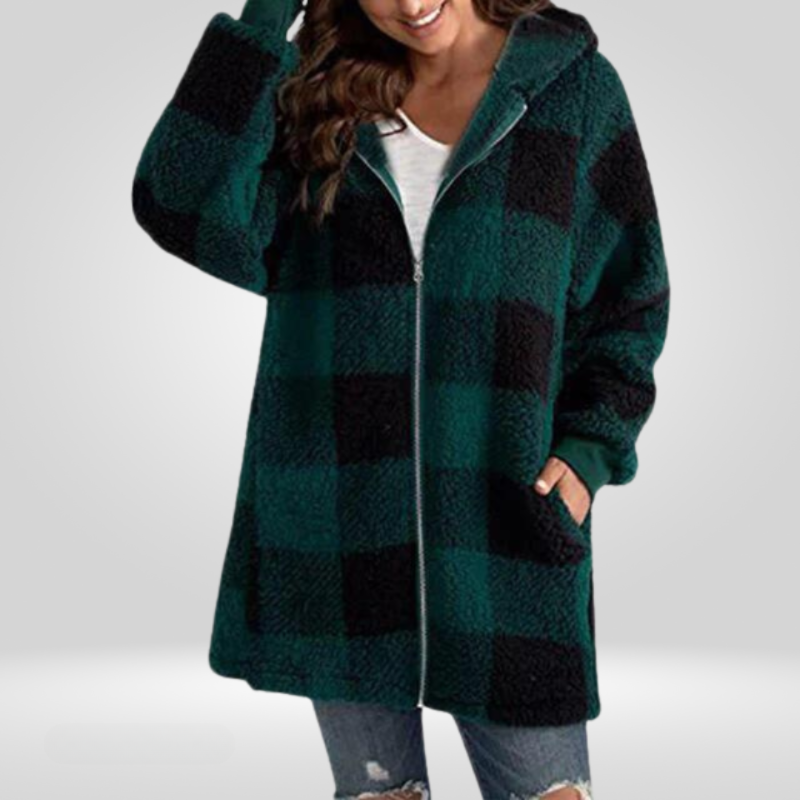 Novalee | Cozy plaid jacket