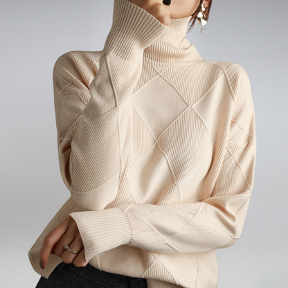 Adelle Cashmere Turtleneck Sweater