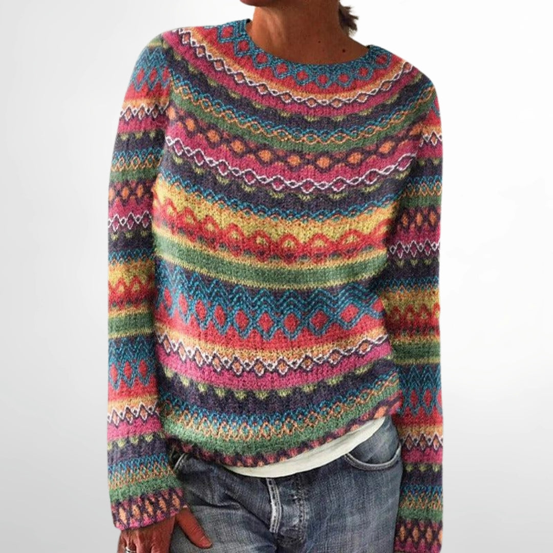 BLAIRE™ - Colorful Fair Isle Sweater