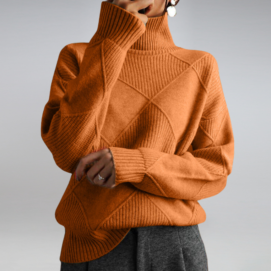 Adelle Cashmere Turtleneck Sweater