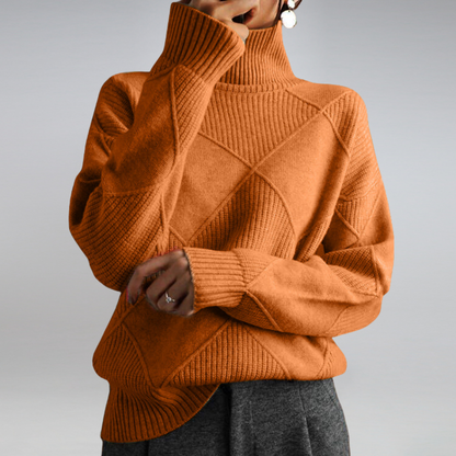 Adelle Cashmere Turtleneck Sweater