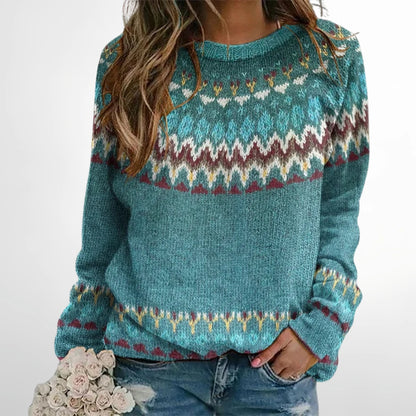 FINLEY™ | Boho Wave Knit sweater