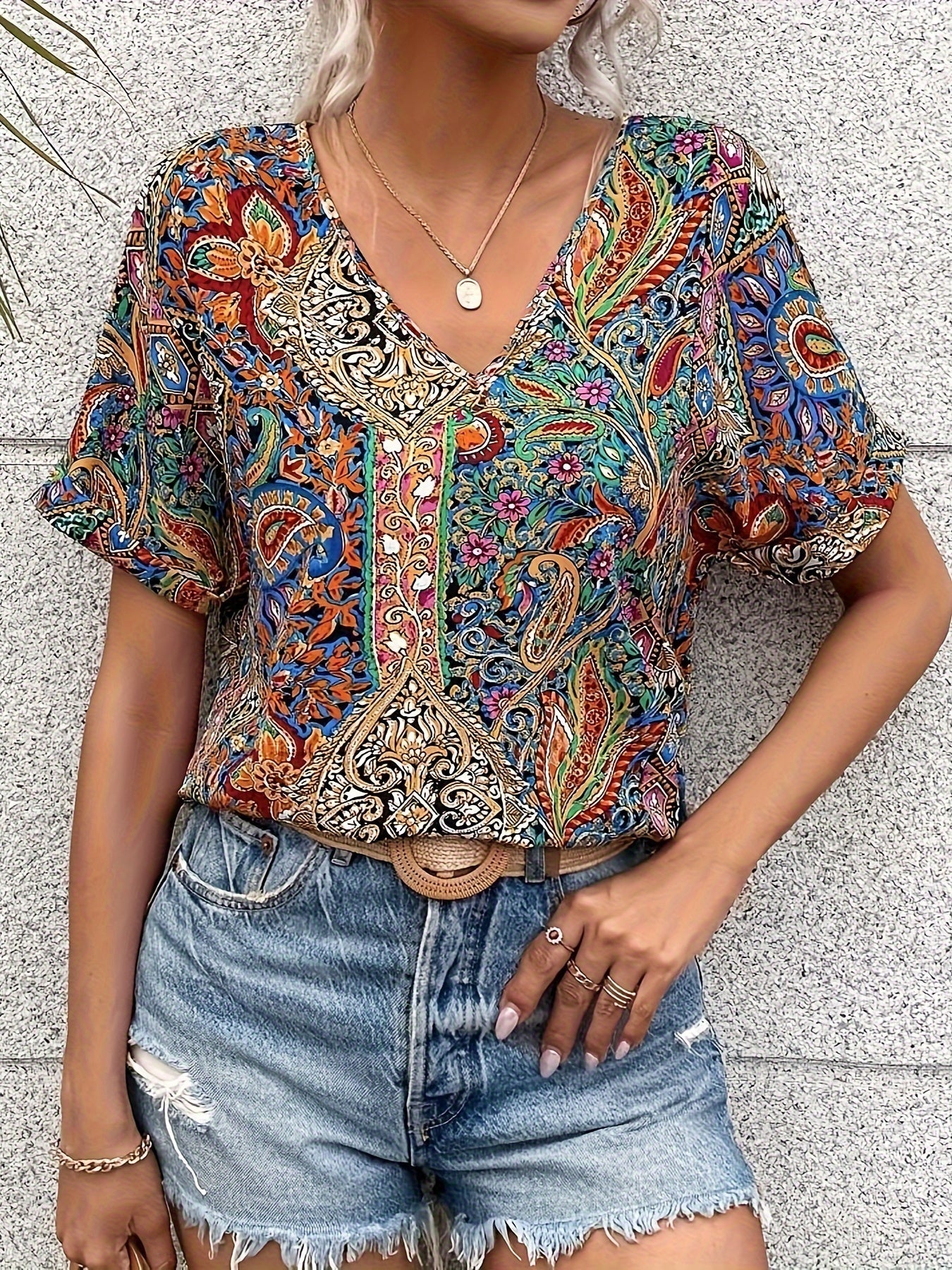 The Serene V-Neck Blouse