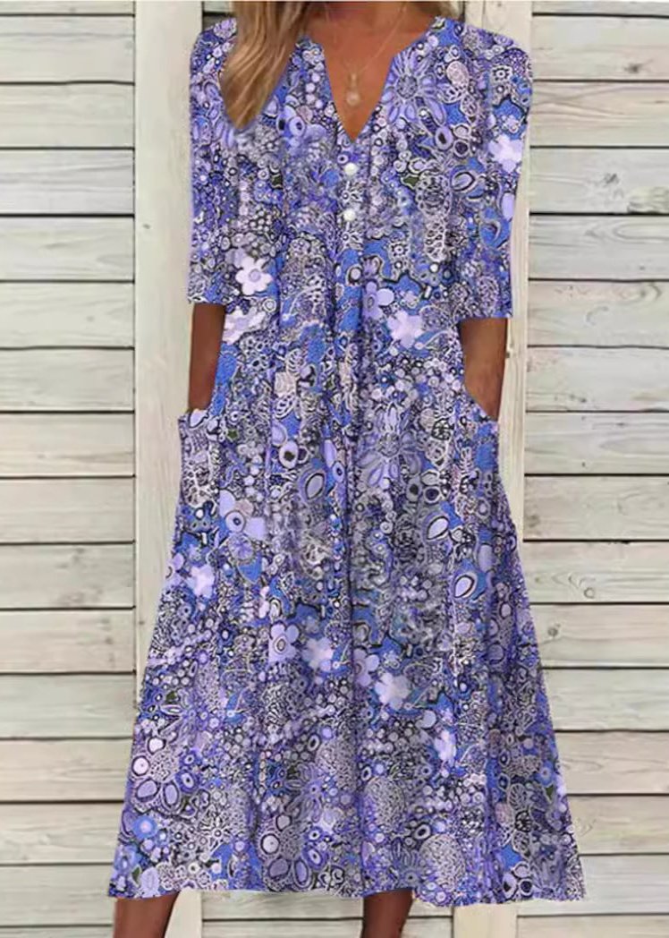 Elara Breezy Floral Summer Dress