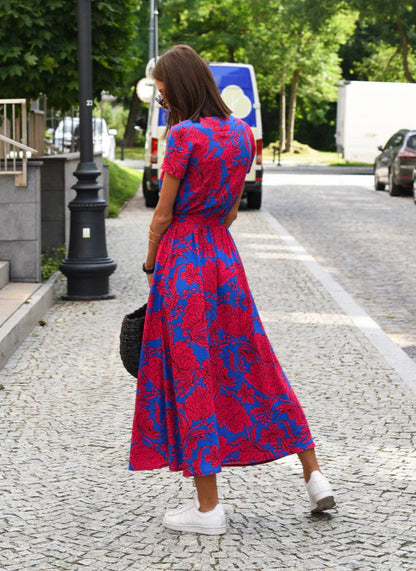 Lara | Vibrant Wrap Dress