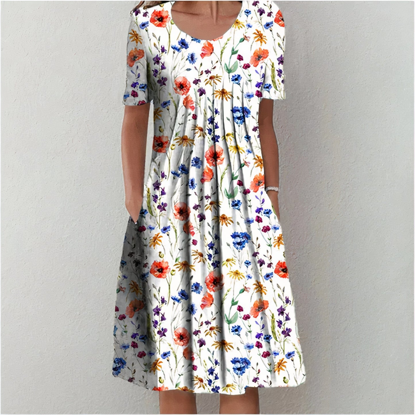 Elysian  Elegant cotton dress