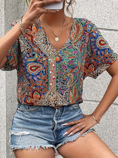 The Serene V-Neck Blouse