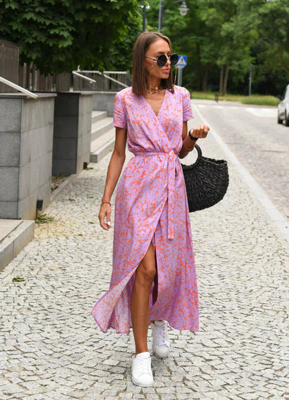 Lara | Vibrant Wrap Dress