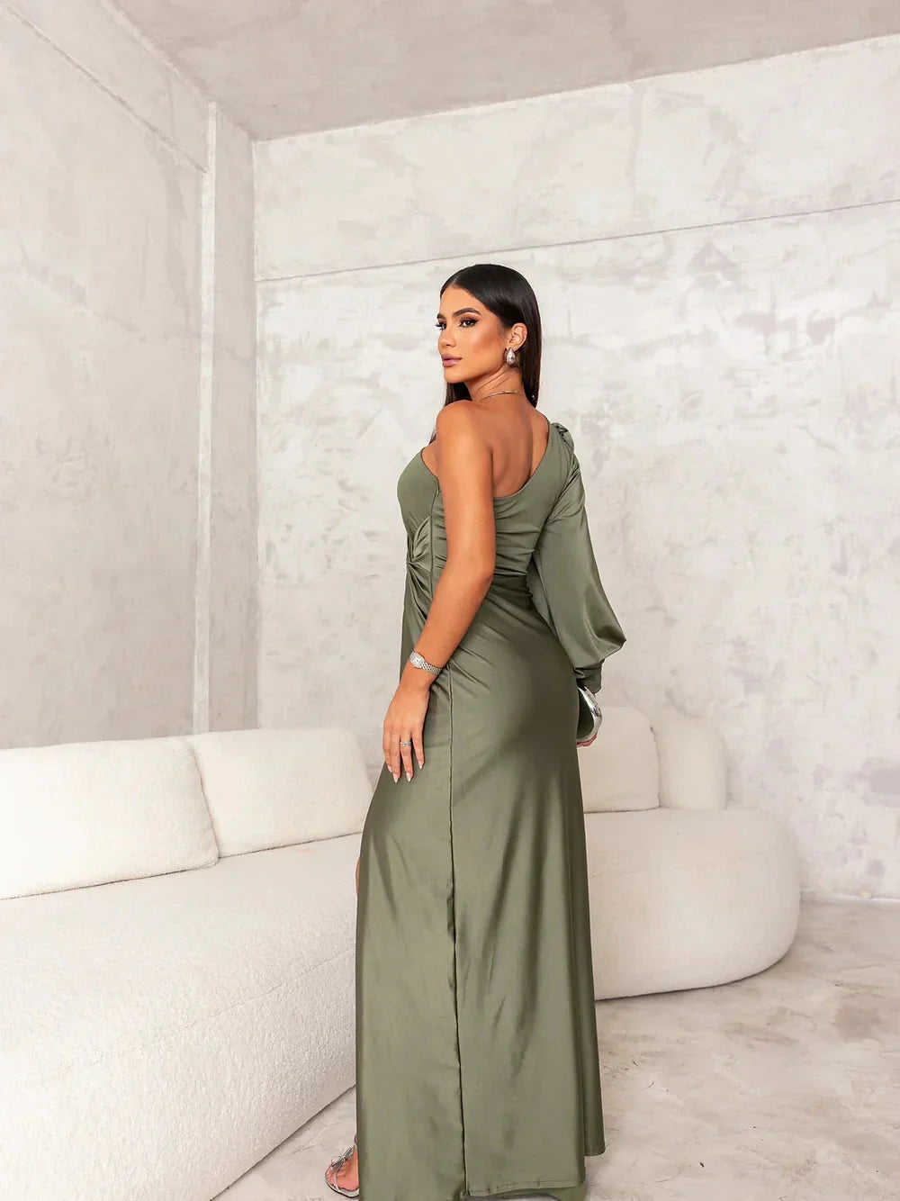 Aura™ Silk Split Dress