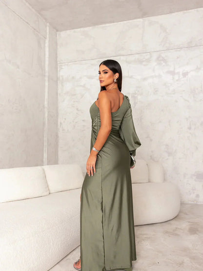 Aura™ Silk Split Dress